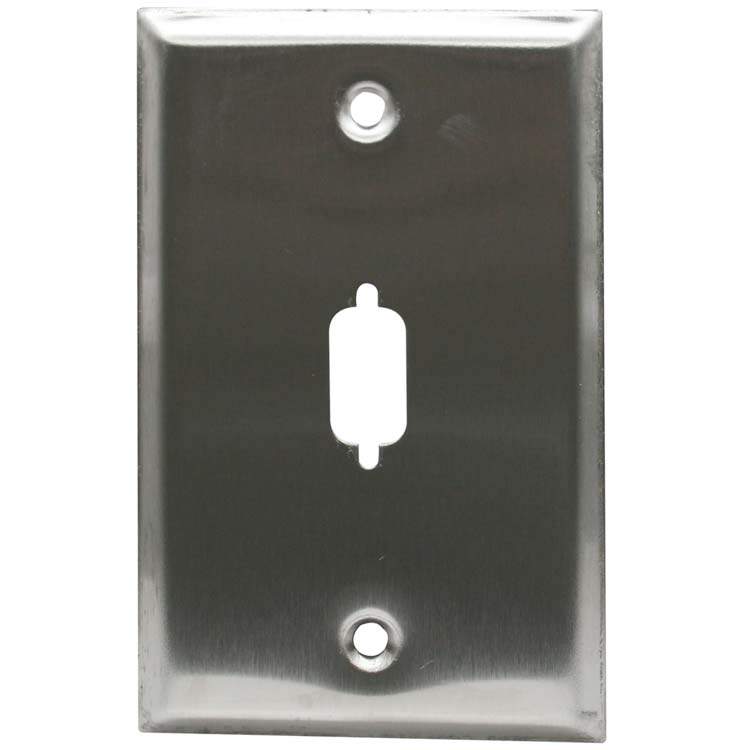 Stainless VGA Wall Plates