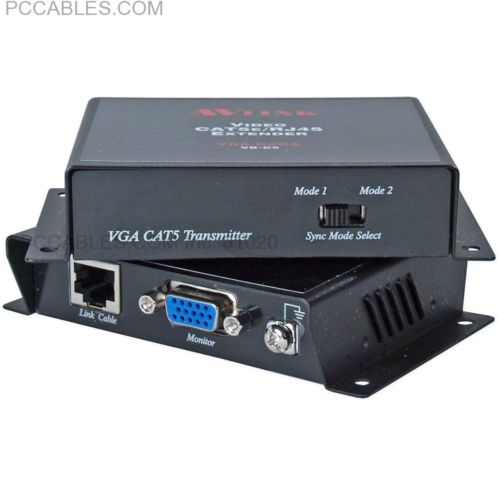 100-Meter VGA/UXGA Over CAT5/RJ45 Extender Kit