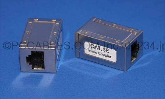 10BASET 100BASET SHIELDED F-F COUPLER RJ45-F