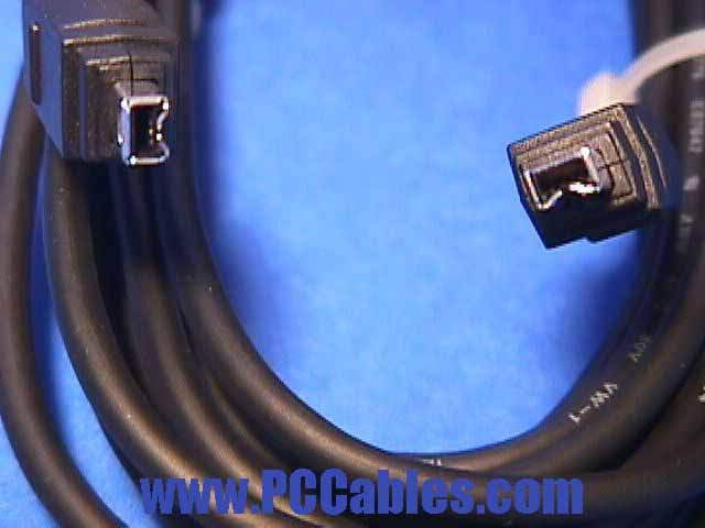 10FT FIREWIRE CABLE BLACK 4PIN 4PIN