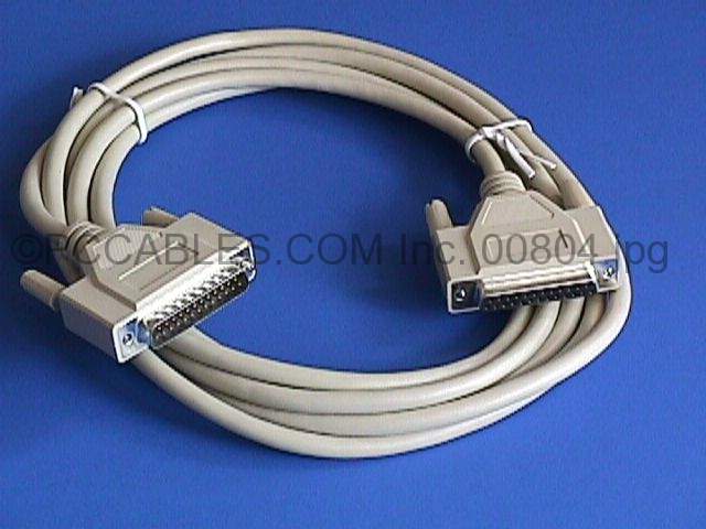 10FT DB25-M to DB25-F Cable