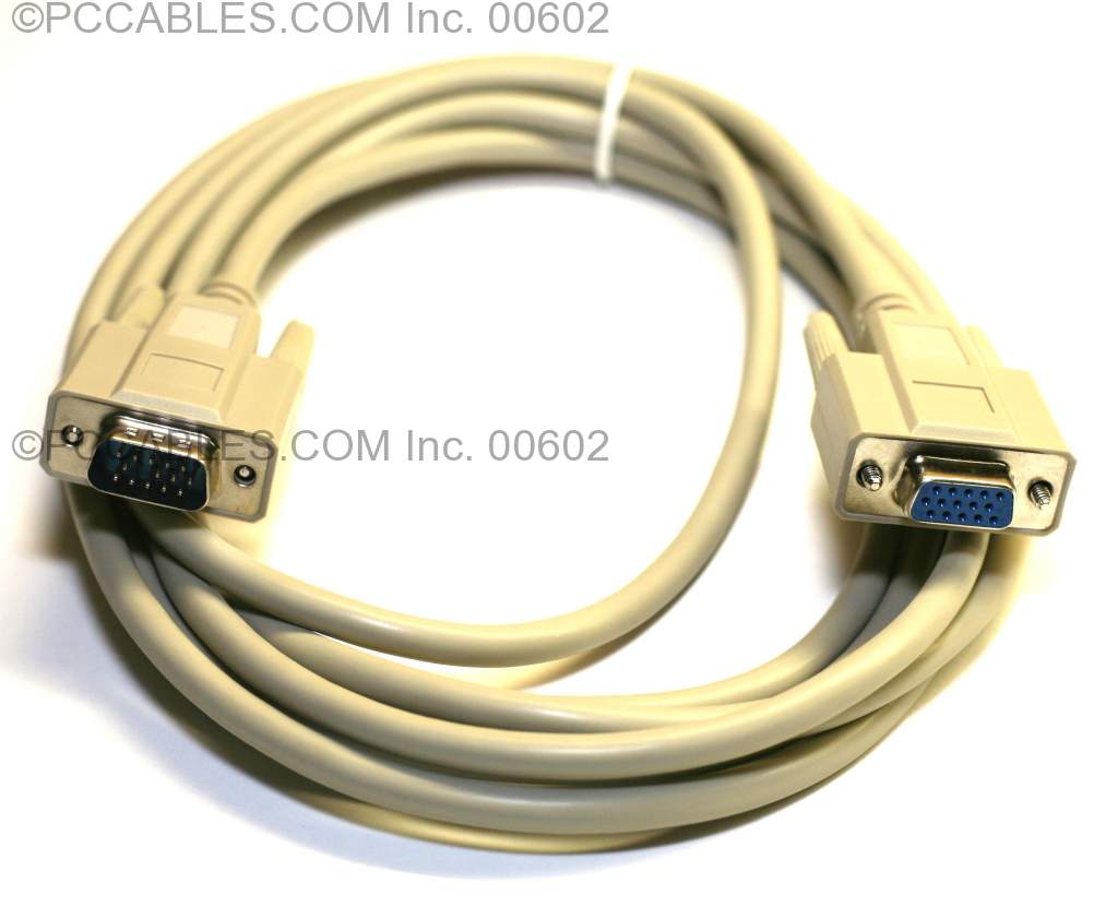 10FT EXTENSION MONITOR CABLE VGA HD15 M-F
