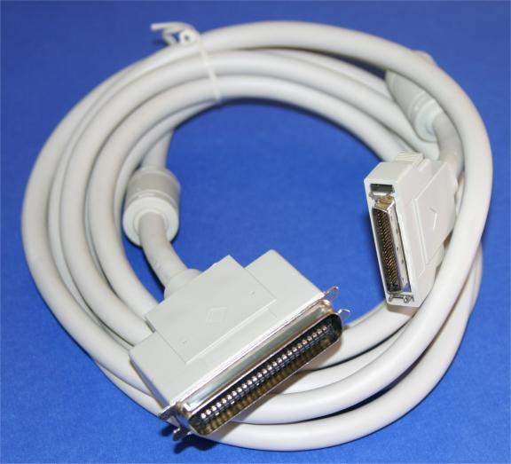 12FT SCSI-II HPDB50-M LATCH TO SCSI-I CN50-M