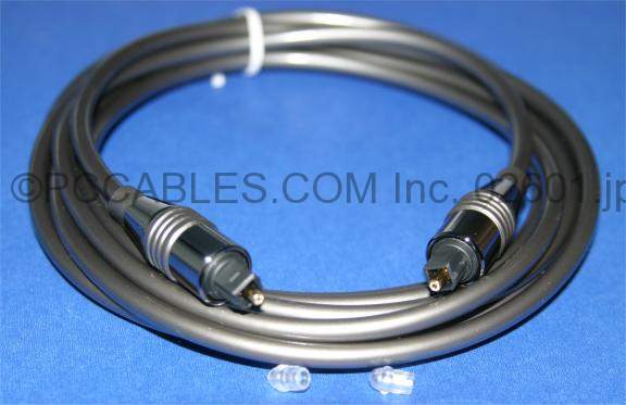 12FT TOSLINK-TOSLINK DIGITAL 5mm AUDIO CABLE