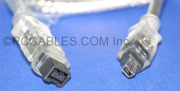 15FT FIREWIRE 1394B BILINGUAL CABLE SILVER 9PIN 4PIN
