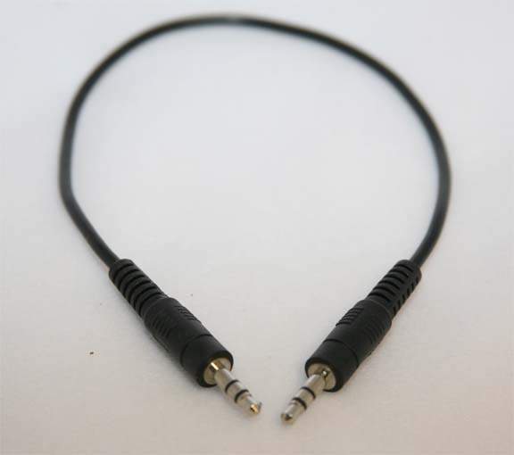 1FT 12IN STEREO CABLE 3.5mm PLUG PLUG Male to Male