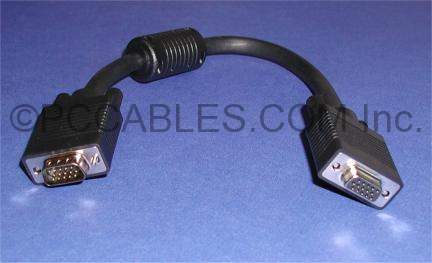 1FT SVGA CABLE MONITOR UL2919 HD15 EXTENSION M-F