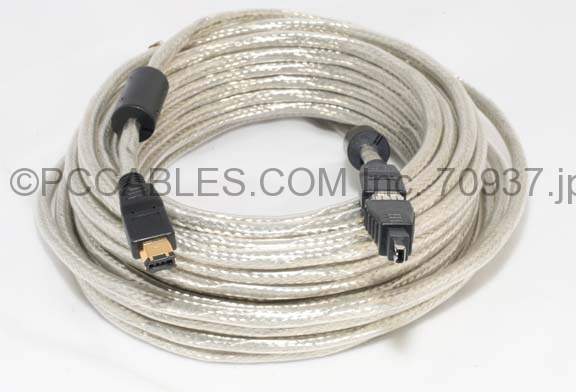 20 Meter FIREWIRE CABLE 6PIN 4PIN 65FT