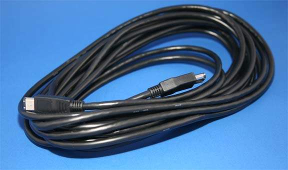 25FT FIREWIRE CABLE 6PIN 6PIN