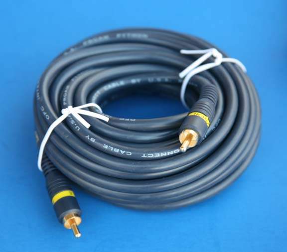 25FT Single Composite Video Cable RCA-RCA