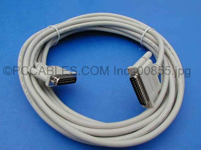 25FT DB25-M to DB25-M IEEE-1284 Cable