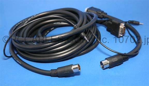 25FT SVGA MONITOR HD15 M-M QUICK SNAP CONDUIT-FEED