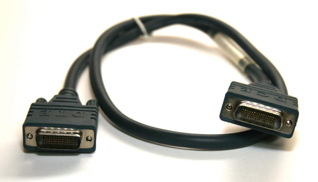 3FT CISCO CROSSOVER CABLE CAB-HD60MMX-3 LFH DB60-M DTE-DCE
