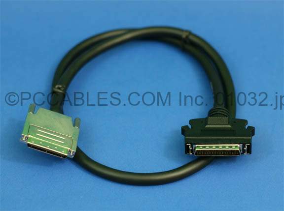 3FT SCSI-V VHDCI68-M 0.8mm TS to SCSI-II HPDB50-M LATCH