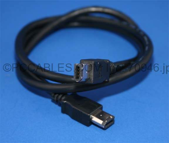 3FT BLACK Firewire Cable 6PIN 6PIN