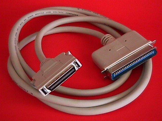 6FT SCSI-II HPCN50-M LATCH TO SCSI-I CN50-M