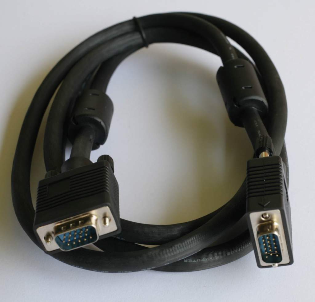 6FT SVGA CABLE MONITOR UL2919 HD15 Male to Male