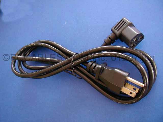 6FT Right Angle Plug Power Cord