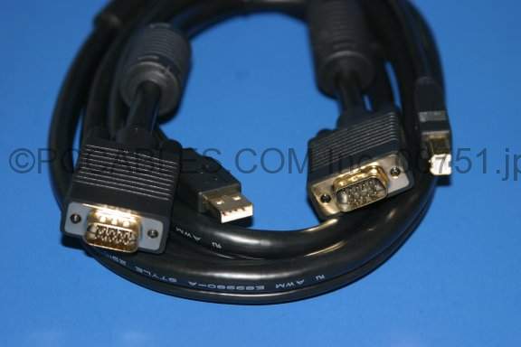 6FT Video HD15 M-M USB A-B KVM CABLE
