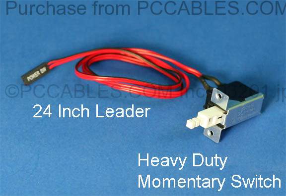 ATX Power Switch Case 2-Wire (Heavy)