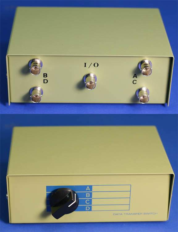 BNC SWITCH BOX ROTARY MANUAL ABCD