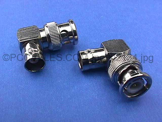 BNC Male-Female 90 DEG CONNECTOR Right Angle Adapter