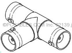 BNC T Connector F-F-F