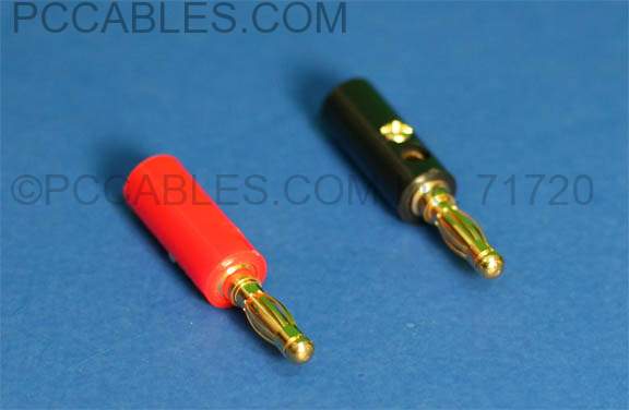 Banana Plug Set Red-Black (Pair)
