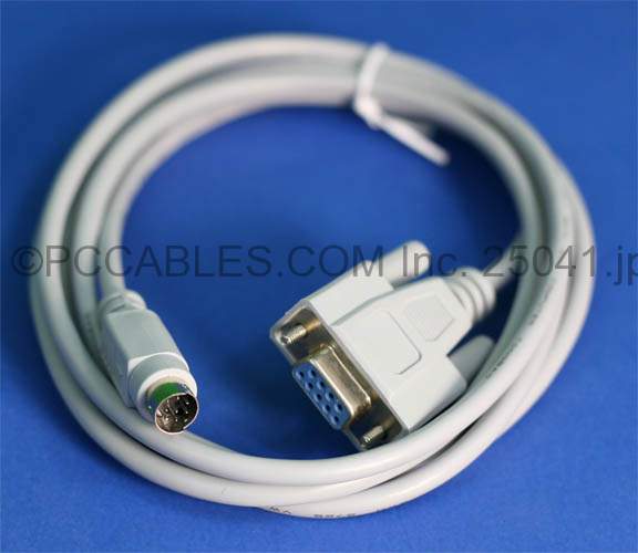 C2G Cables to Go 25041 DB9 Female to Male Cable (6 Feet, Gray) Compatible