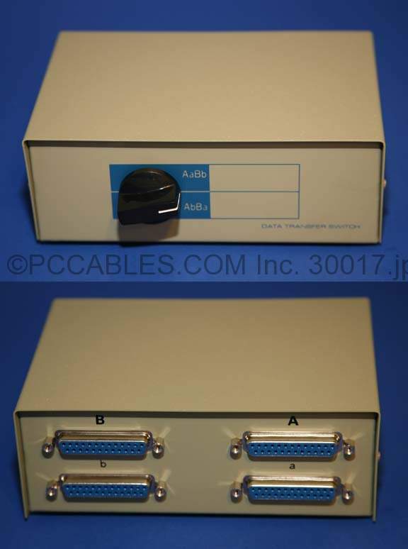 DB25 Female, Cross Over Switch Box