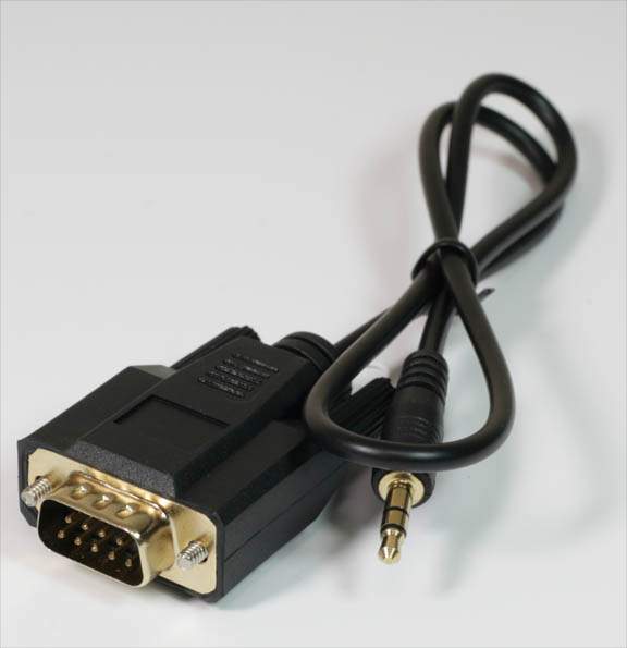 DB9-M to 3.5mm 28awg 1.5Ft Reverse