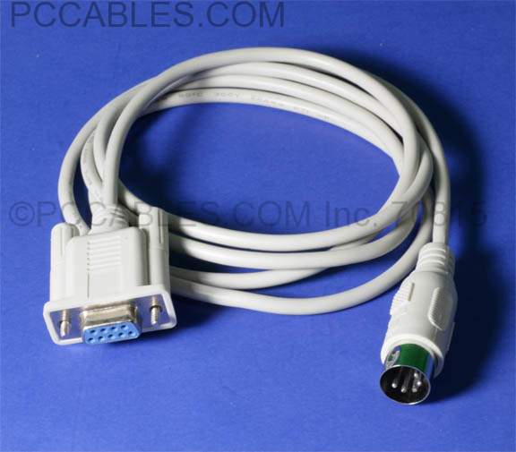 DIN5M to DB9F Cable 3 Feet Scale Interface