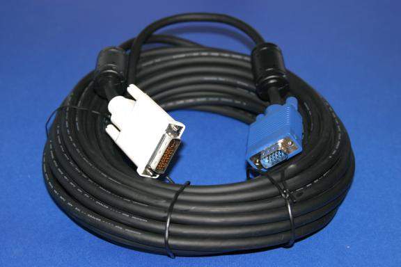 DVI-A to SVGA Cable 15M 50FT Analog