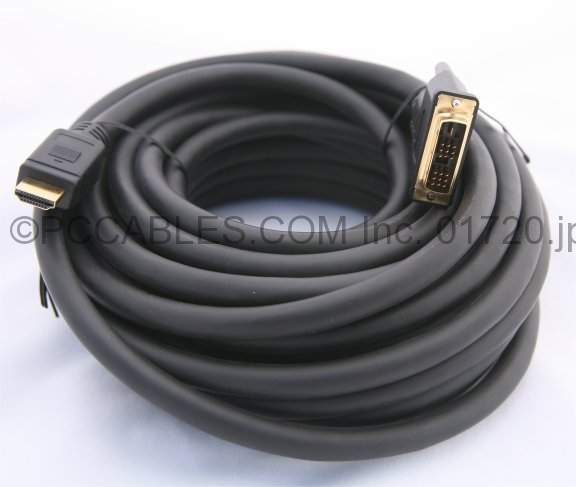 DVI HDMI CABLE PREMIUM 10Meter ~ 35Ft