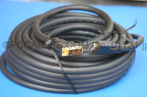 DVI HDMI CABLE PREMIUM 50FT 24AWG