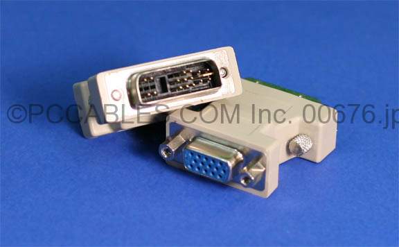 DVI Male to VGA Female Adapter