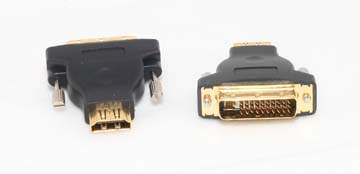 Gold Plated M1-D P and D Male to HDMI Female Adapter