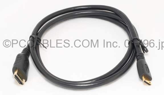 HDMI A to HDMI 1.4 Type-C Premium Cable 1M 3FT Certified