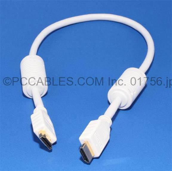 HDMI to HDMI Cable Premium White 1.5FT Certified