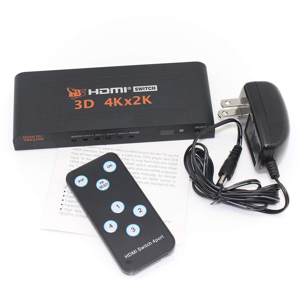 HDMI Switcher 5x1 Signal Hdmi with Remote 1080p 4K 3D