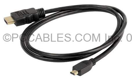 HDMI Type-D Male TO HDMI Type-A Male Cable