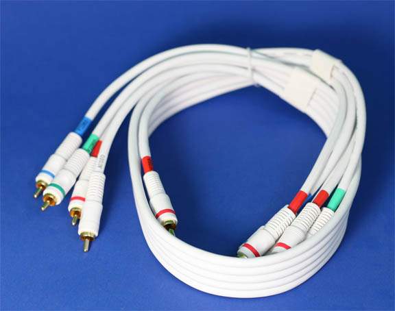 HDTV COMPONENT VIDEO DIGITAL TV FIVE RCA SHIELDED 3FT