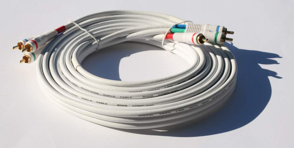 HDTV COMPONENT VIDEO DIGITAL TV TRIPLE RCA SHIELDED 12FT