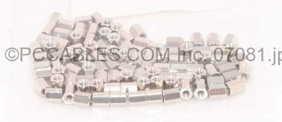 HEX NUT 4-40 Cable Connecting Nuts (100 PACK) 5.9mm