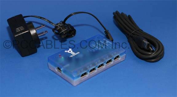 IEEE-1394 6 Port HUB TI Chipset
