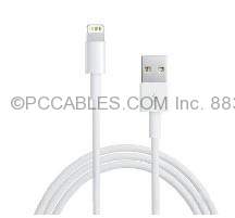 IPHONE 5 Lightning to USB Cable 1 Meter White Compatible MFI