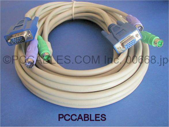 KVM Cable 10FT Video M-F