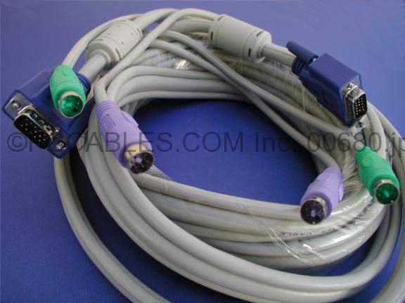 KVM Cable 25FT Video M-M