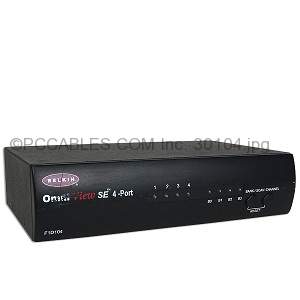 KVM Switch 4-CPU Electronic PS/2 BELKIN F1D104