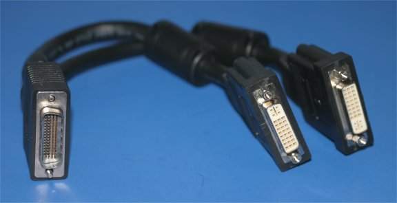 LFH-59 Cable DMS-59 DY599A NVIDIA-PNY-HP DVI